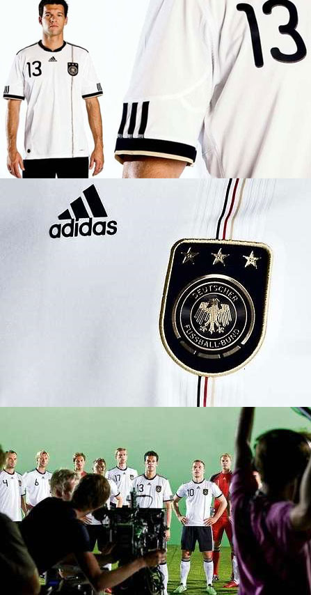 Camisa da Alemanha para a Copa de 2010